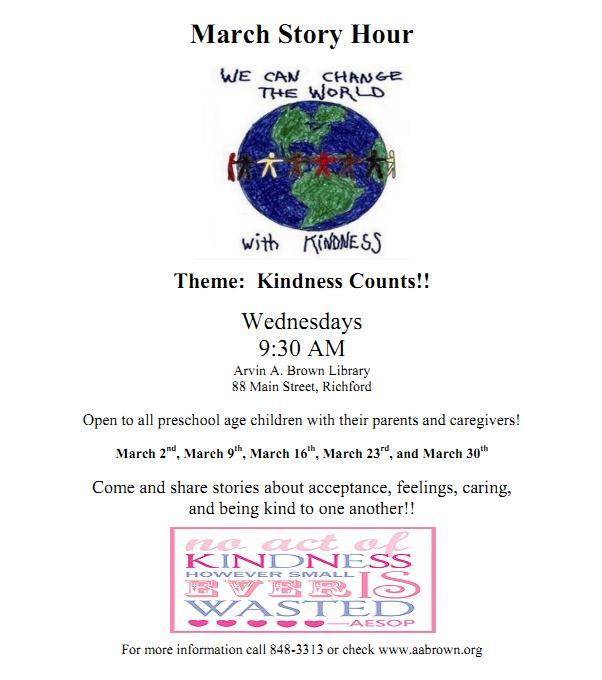 March Storyhour 2016